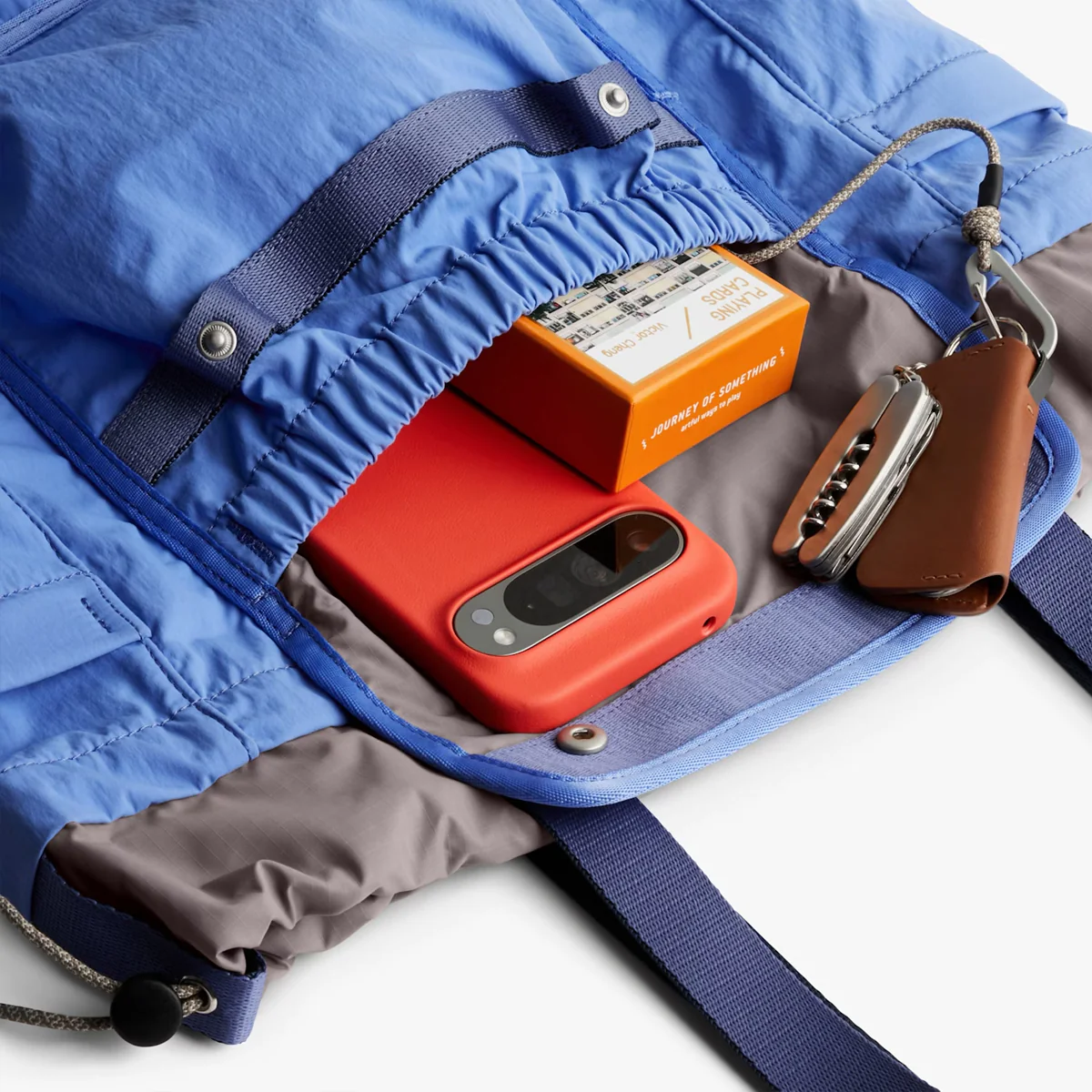 Bellroy Cinch Tote Denim Blue - Image 3