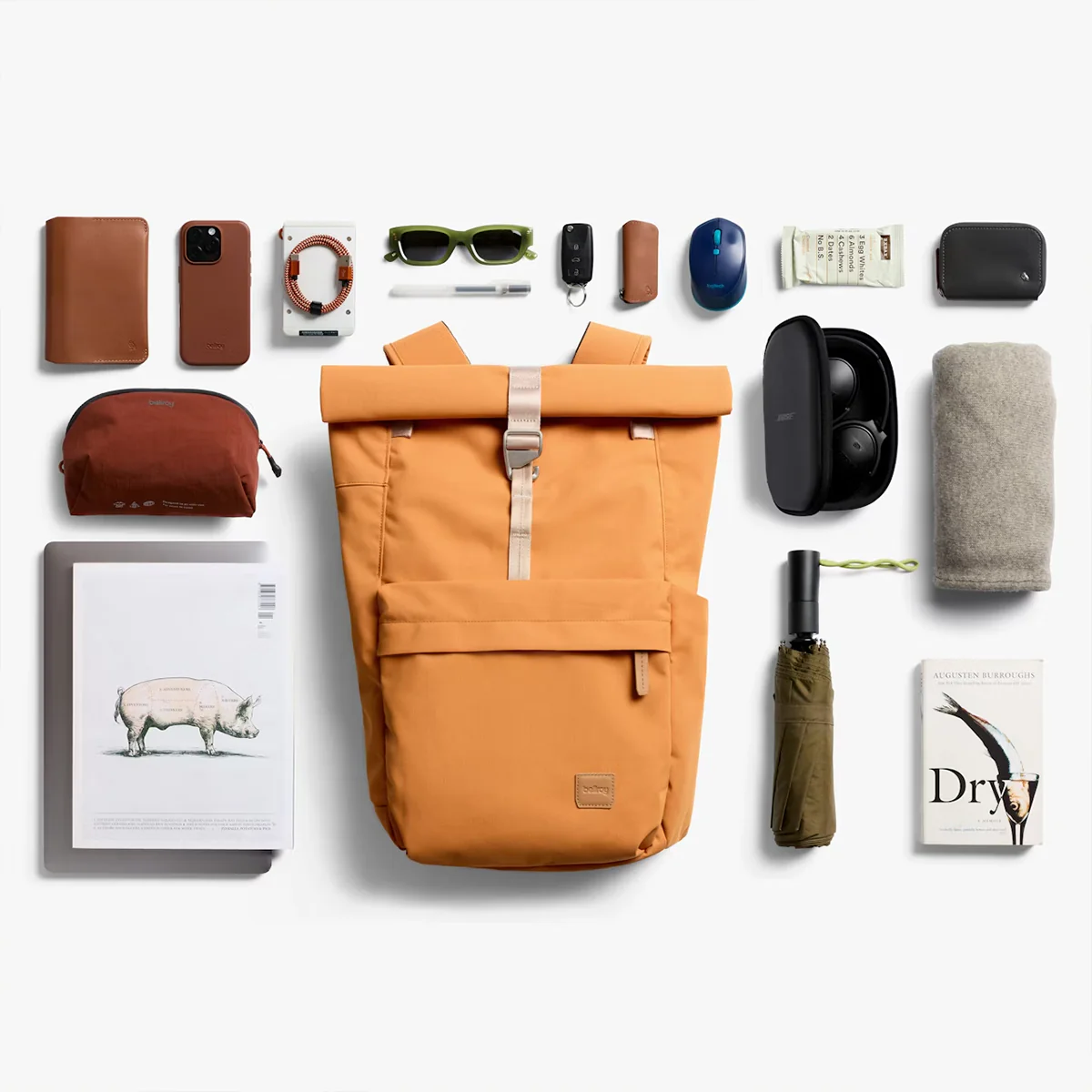 Bellroy Classic Rolltop Backpack Butterscotch - Image 9