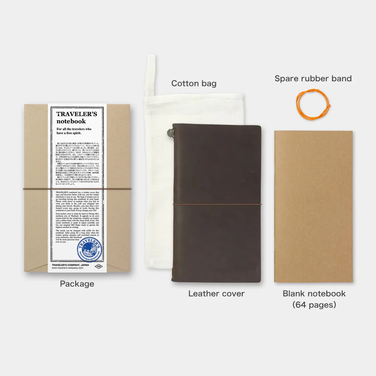 TRAVELER'S notebook Brown - Image 5
