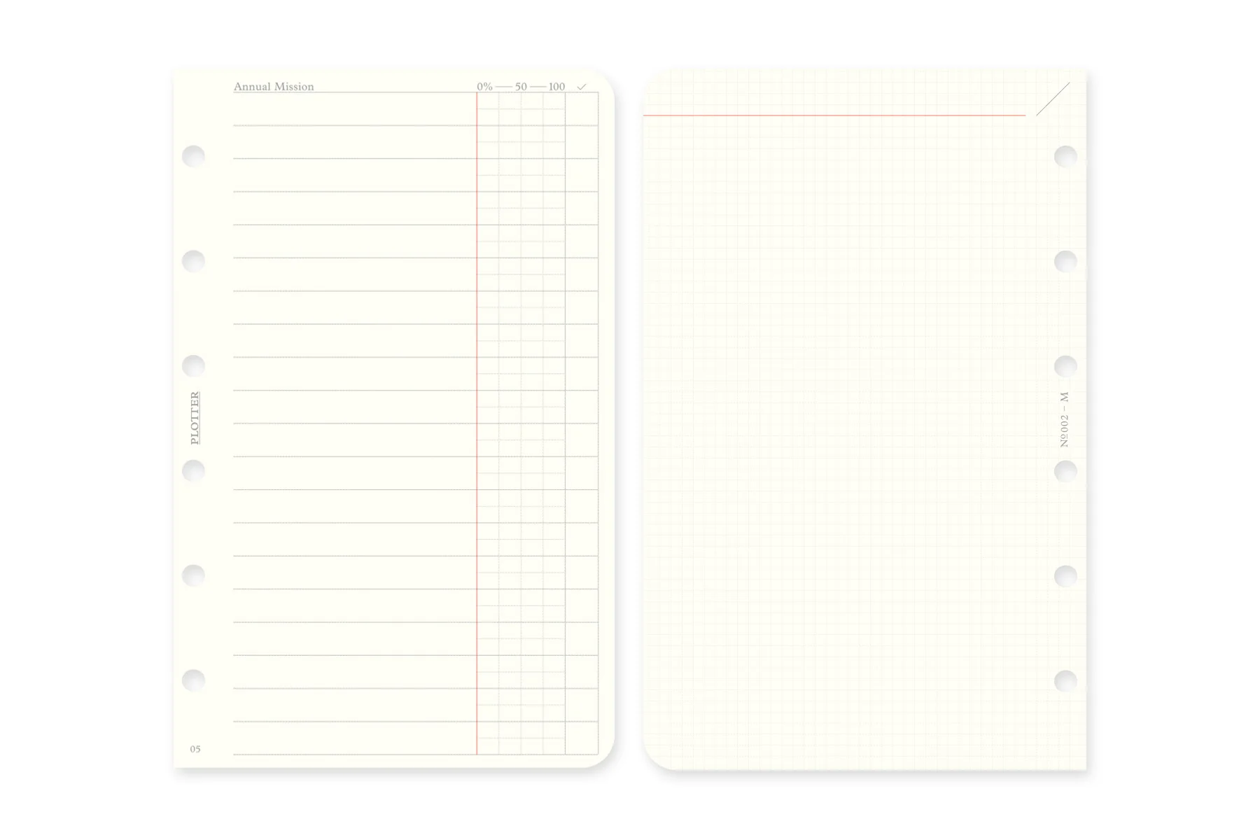 PLOTTER 2026 Weekly Schedule Diary Refill Mini Size - Image 7