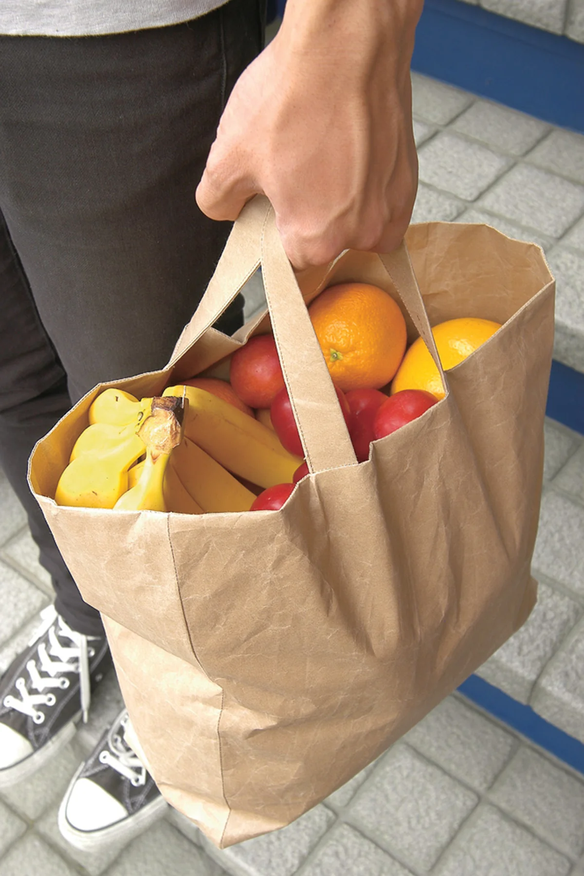 SIWA Paper Goods Tote Bag S Brown - Image 7