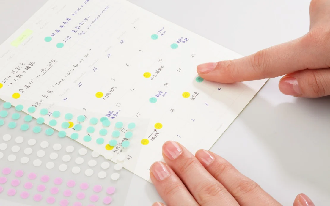 STÁLOGY 006 Washi Tape Dot Stickers Earth Shuffle - Image 5