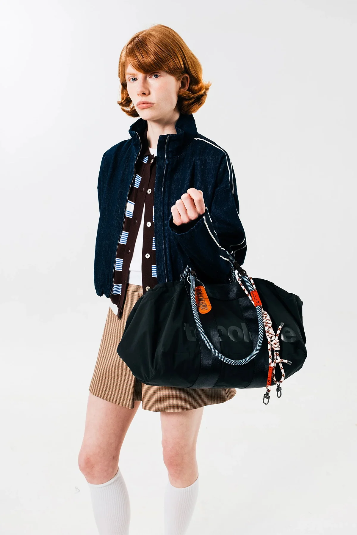 Topologie Summit Duffle Medium Black Tech Sateen - Image 5