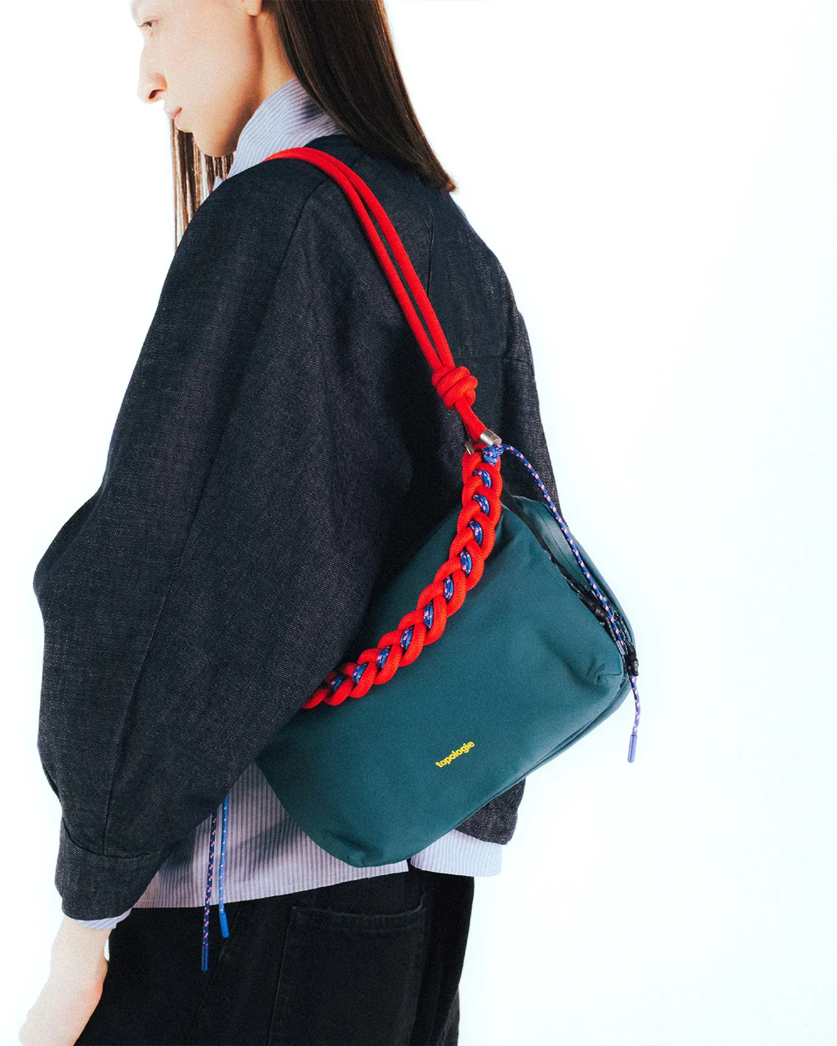 Topologie Bottle Sacoche Large / Deep Teal Bomber - Image 4