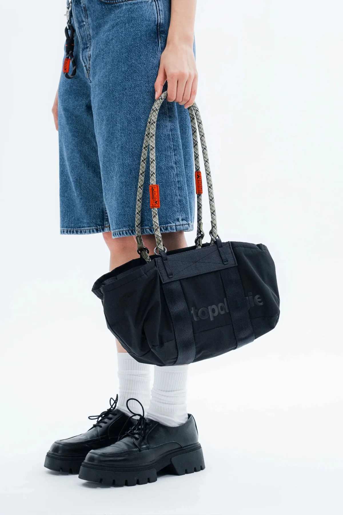 Topologie Summit Duffle Small Black Tech Sateen - Image 6