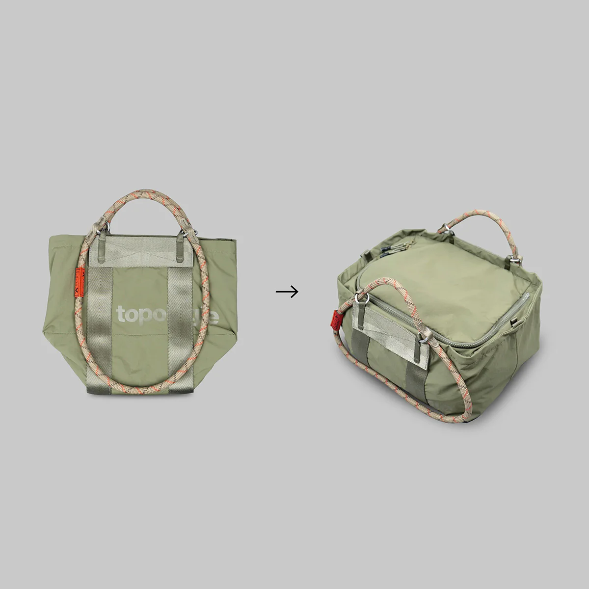 Topologie Summit Duffle Small Black Tech Sateen - Image 9