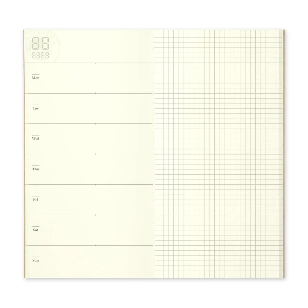 TRAVELER'S notebook 019 Open Dated Weekly +  Memo Planner - Image 5